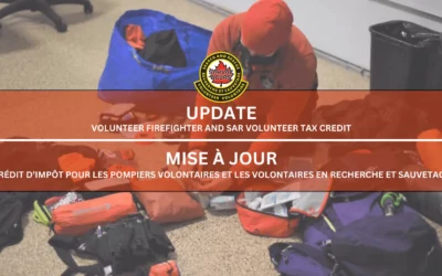 Exciting News for Volunteer Firefighters and Search & Rescue Volunteers!