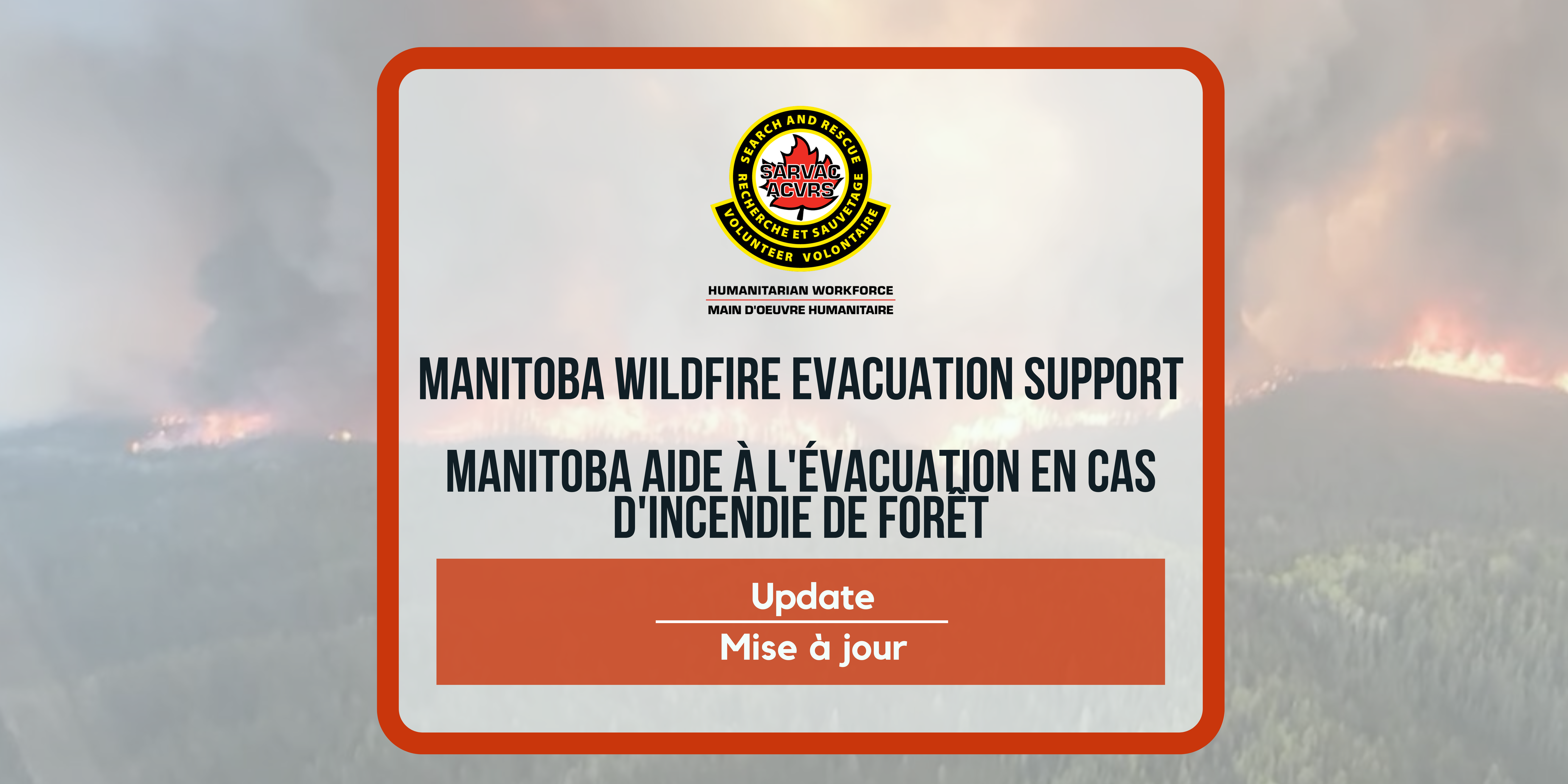 🔥 Manitoba Wildfire Evacuation Support