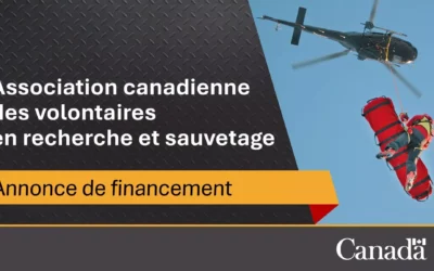 Government of Canada Invests $3 Million to Strengthen Volunteer Search and Rescue Across Canada
